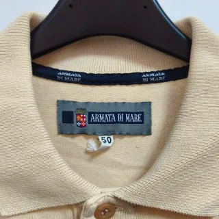 Polo Armata di Mare bege Tamanho XL