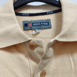 Polo Armata di Mare bege Tamanho XL