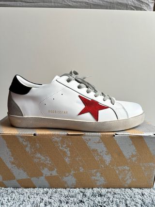 Golden Goose Superstar Rojo Blanco