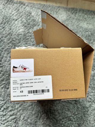 Golden Goose Superstar Rojo Blanco