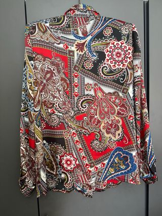 Camisa estampada multicolor