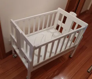 Minicuna colecho madera regulable