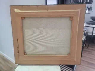 Cuadro al óleo de flores