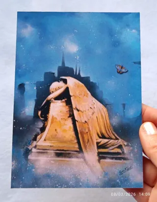 Print postal ilustrada "Renacer" A6