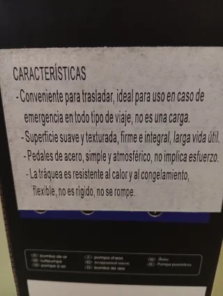 Bomba de pie para bicicleta