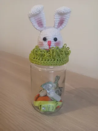 Barattolo Vetro Coniglietto