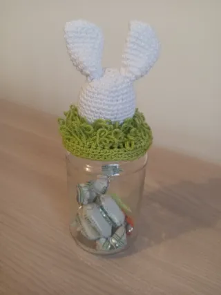 Barattolo Vetro Coniglietto