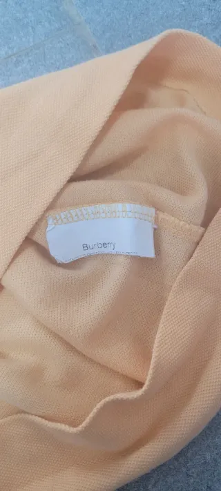 Polo Burberry Amarillo Talla M