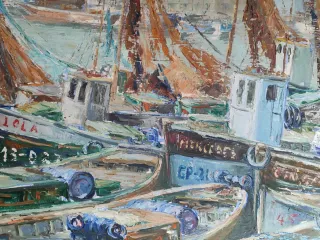 Pintura al óleo de Salas Cano