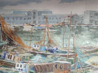 Pintura al óleo de Salas Cano