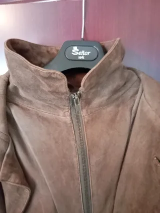 Chaqueta tipo cazadora marrón