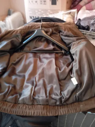 Chaqueta tipo cazadora marrón