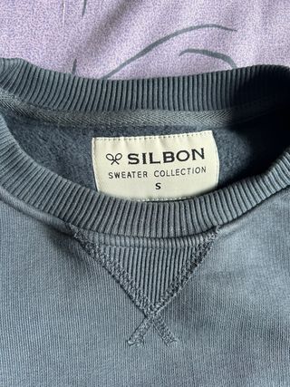 Sudadera Azul Silbon Talla S