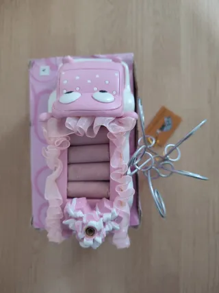 Coche Joyero Rosa y Plateado