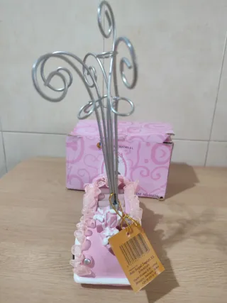Coche Joyero Rosa y Plateado