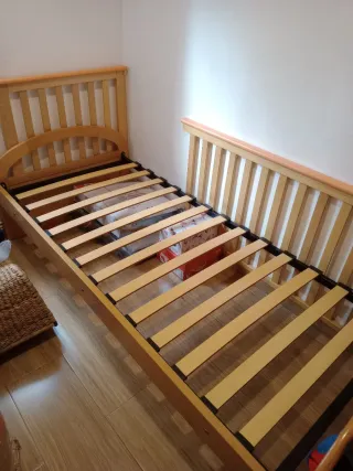 Cama,con somier,80*1'90