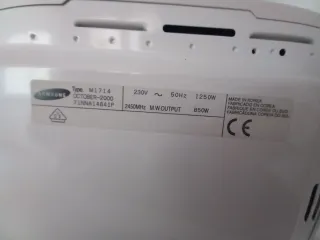 Microondas Samsung Blanco