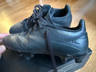 Scarpe da calcio Adidas Predator per bambini nere