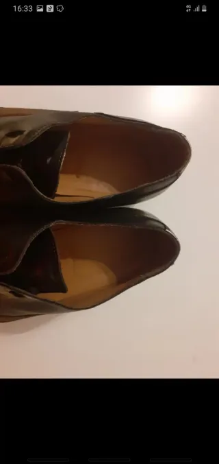 Scarpe eleganti uomo marroni e oro,prodotto artigi