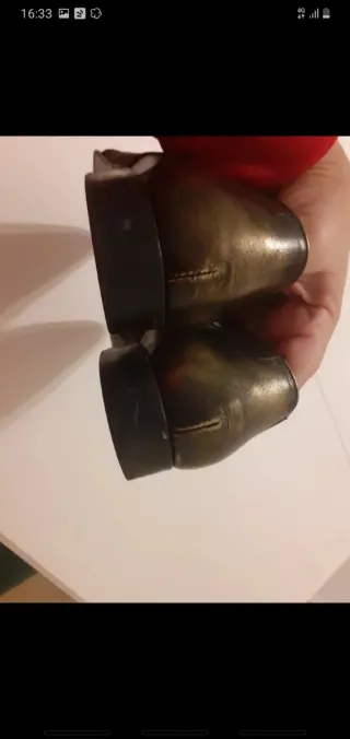 Scarpe eleganti uomo marroni e oro,prodotto artigi