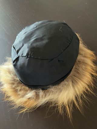 Gorro de zorro auténtico
