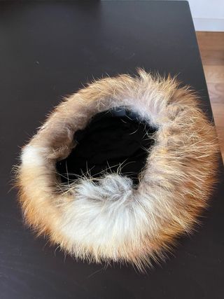 Gorro de zorro auténtico