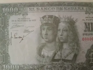 Lote para Virginia cinco billetes