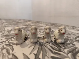 Figure di animali per presepe in plastica