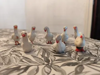 Figure di animali per presepe in plastica