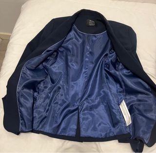 Americana Bershka azul marino impecable