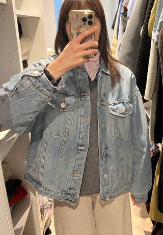 Chaqueta vaquera Zara oversize