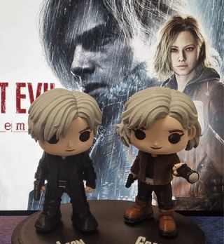 Funko Pop Leon y Grace Resident Evil