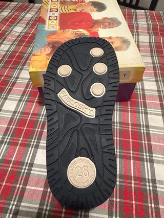 Zapatos Pablosky niño azul y beige talla 28