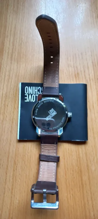 Reloj Love Moschino Analógico Marrón/Plata