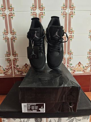 Jordan 4 Black Cat Talla 42