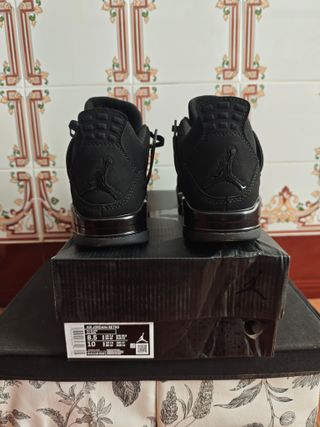 Jordan 4 Black Cat Talla 42
