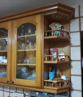 Muebles de cocina madera y metal