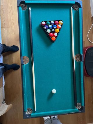 Futbolín, Hockey, Ajedrez, Damas, Billar