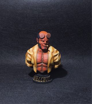 Figura de resina de Hellboy