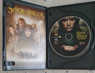DVD El Señor de los Anillos La Comunidad dl Anillo