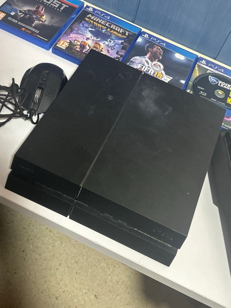 PS4 1TB Negra con un mando y tyr + 6 Juegos afbeelding 2