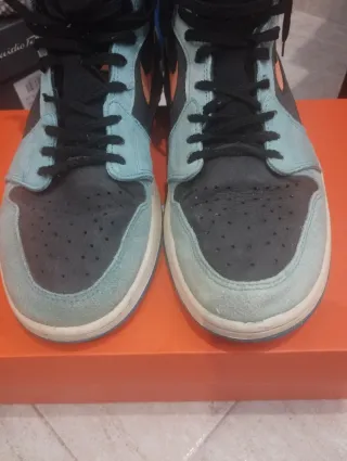 Nike Air Jordan 1 Naranja y Turquesa