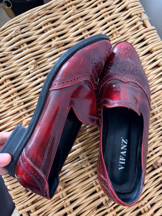Zapatos VIFANZ rojos y marrones