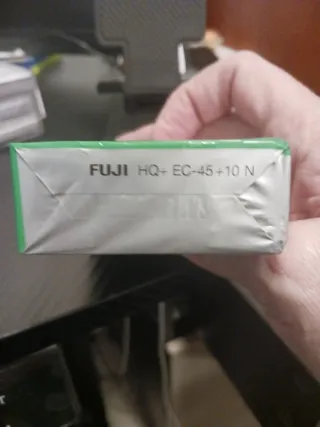 Cinta VHS-C Fuji HQ+ 45+10 Precintada