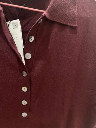 Polo Zara punto mujer