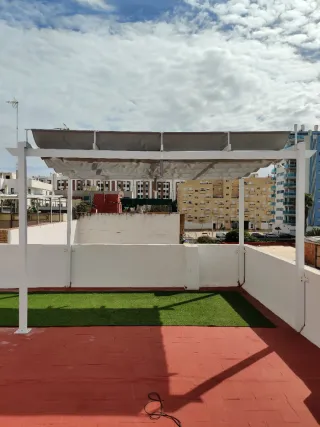 Pérgola Naterial Omega Metal Blanca