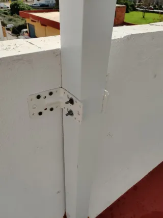 Pérgola Naterial Omega Metal Blanca