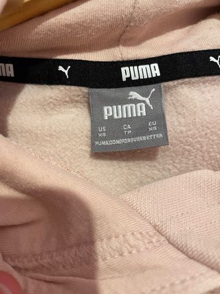 Sudadera Puma Rosa y Negra