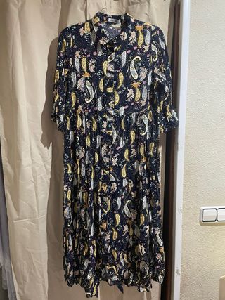 Vestido estampado paisley