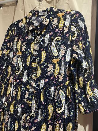 Vestido estampado paisley